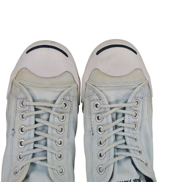 Converse Shoes Womens 9 Sneakers Jack Purcell Ox Classic Canvas Retro Blue Low - Picture 8 of 14